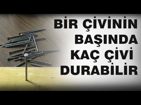 Video: Öğrenin - Ve çivi Yok