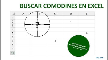 Cómo buscar comodines en Excel