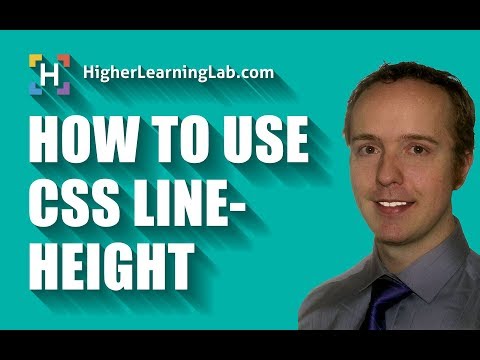How To Use CSS line-height
