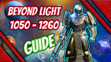 destiny 2 beyond light full guide on how to level up fast