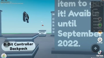 How to get the new 8 bit controller in roblox *FREE