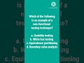 Software testing MCQ, Which of the followingis an example of anon-functional testing technique?