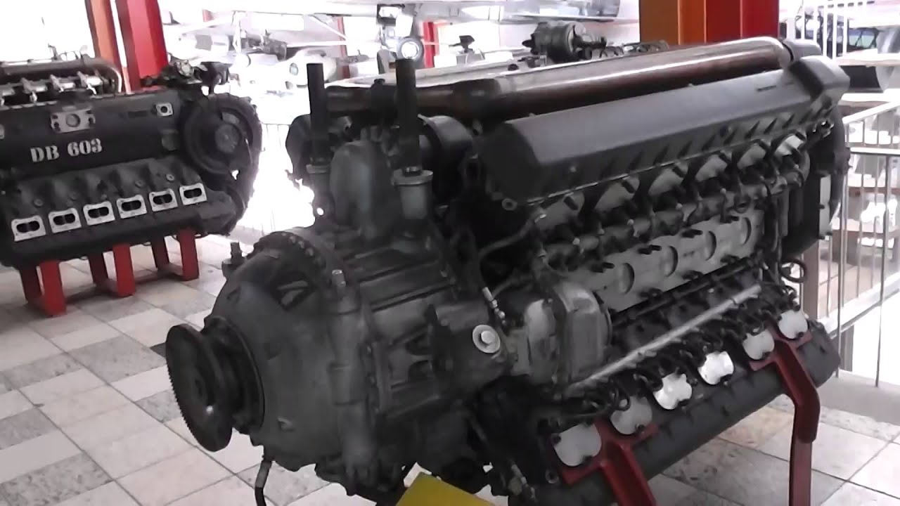 Mercedes Benz Museum >> Daimler-Benz DB 604 - Flugmotor von 1942 - YouTube Mercedes Benz Museum >> Daimler-Benz DB 604 - Flugmotor von 1942 - YouTube