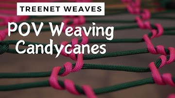 Treenet Weaving - Candycane Pattern