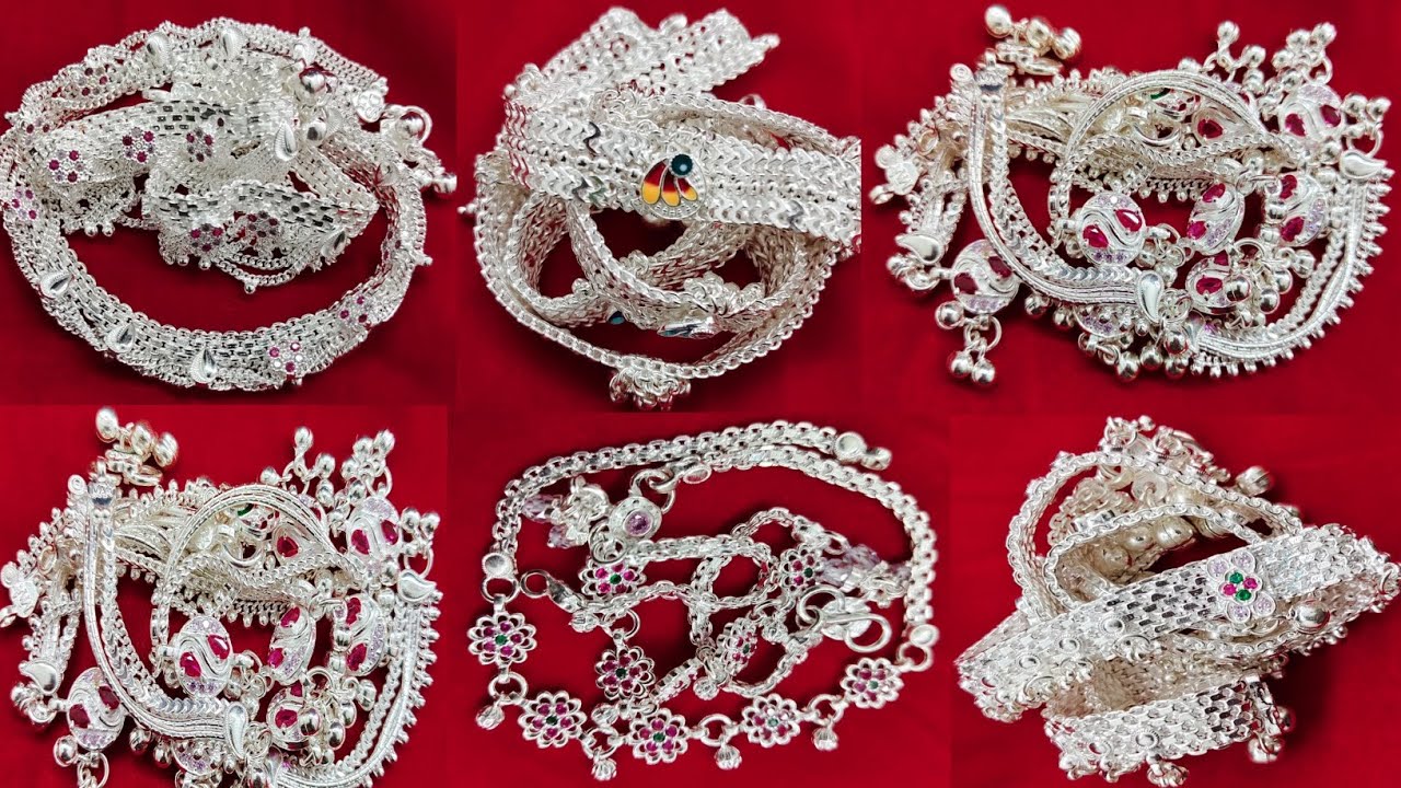 Latest Regular Use Ka Payal //रोजना पहनने वाली चांदी का पायल // जानिए वजन और कीमत