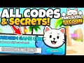 All Codes, Secrets and FIRST TIME GAMEPLAY In The NEW Roblox Paws & Pals Tycoon!