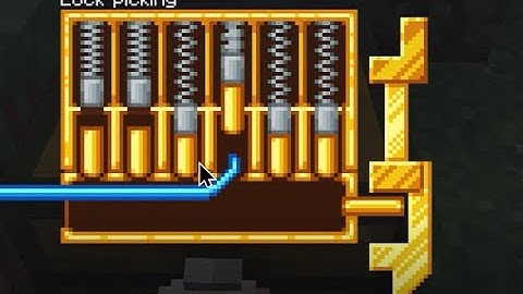 Lockpicking in the RLCraft 2.9 Public Beta