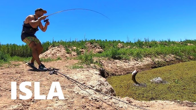 Como hacer CAÑA DE PESCA CASERA FÁCIL - carrete de pesca casero - how to  make homemade fishing rod 