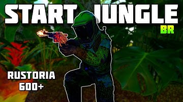 RUST BR: Como eu usei a JUNGLE pra PROGREDIR 10x mais RÁPIDO!