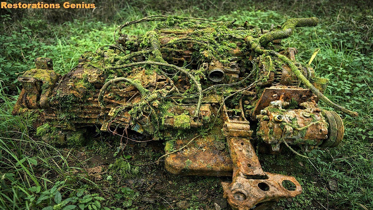 Genius Restores an Ancient Damaged Engine Abandoned for Hundreds of Years | Full Restoration