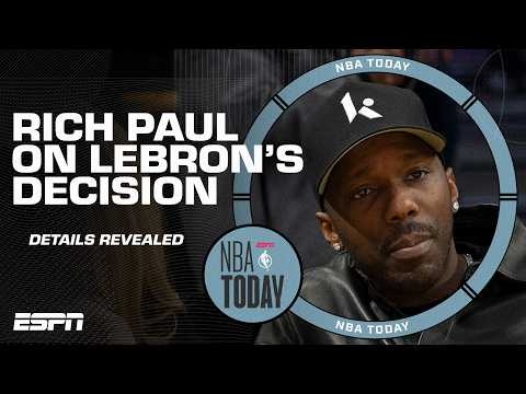 Rich Paul speaks on LeBron's future 🔮 Timetable, deciding factors & how many years left? | NBA Today