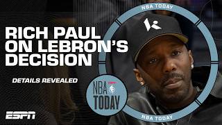 Rich Paul speaks on LeBron's future 🔮 Timetable, deciding factors & how many years left? | NBA Today