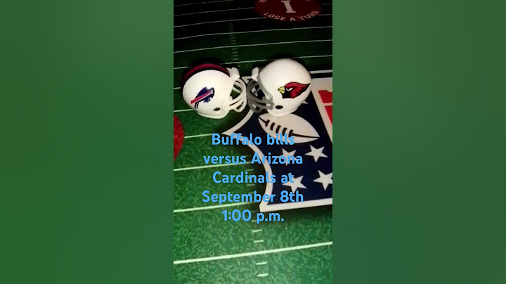 Buffalo bills versus Arizona Cardinals