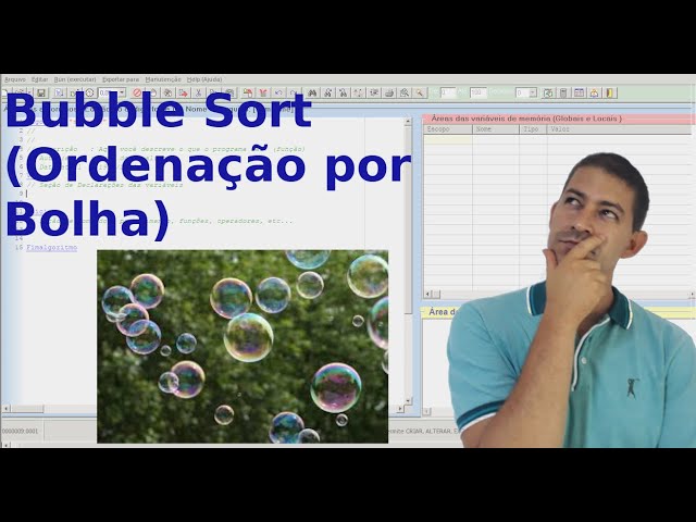 VisualG Modelo Bubble - sort Fila FIFO - as demais funções não são