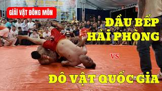 Đầu Bếp Hải Phòng Đấu Với Đô Vật Cấp Quốc Gia Nguyễn Đình Khương, Bà Con Cổ Vũ Điên Đảo