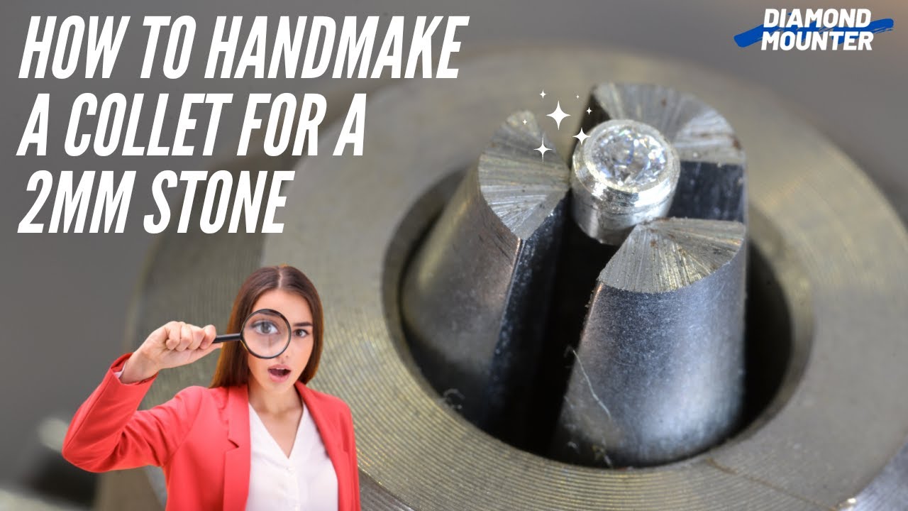 Collets Diy How to Handmake a 2mm Stone Collet - YouTube