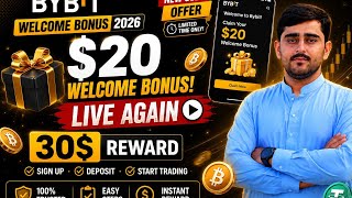 Bybit $20 Welcome Bonus 2026 | New User Offer LIVE Again | 30$ Reward#bybit #bybitbonus #bybit 