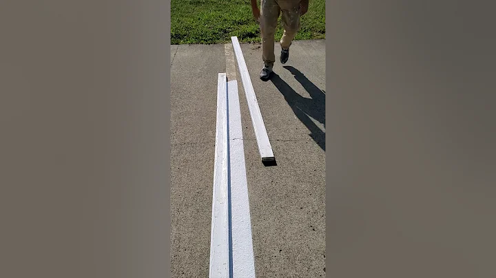 Striping a parking lot with out a machine diy