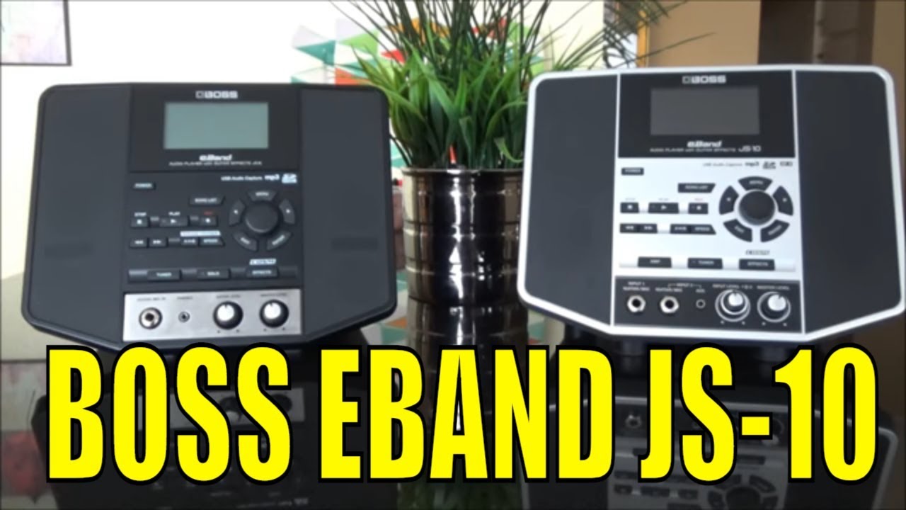 Boss eBand JS-10 Guitar Trainer/Audio Player - YouTube