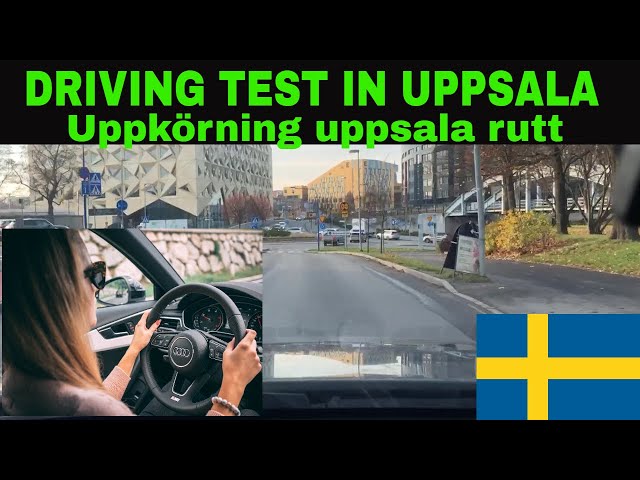 Uppsala Driving Test route | Sweden driving | körkort | körprov | driving test route uppsala|English class=
