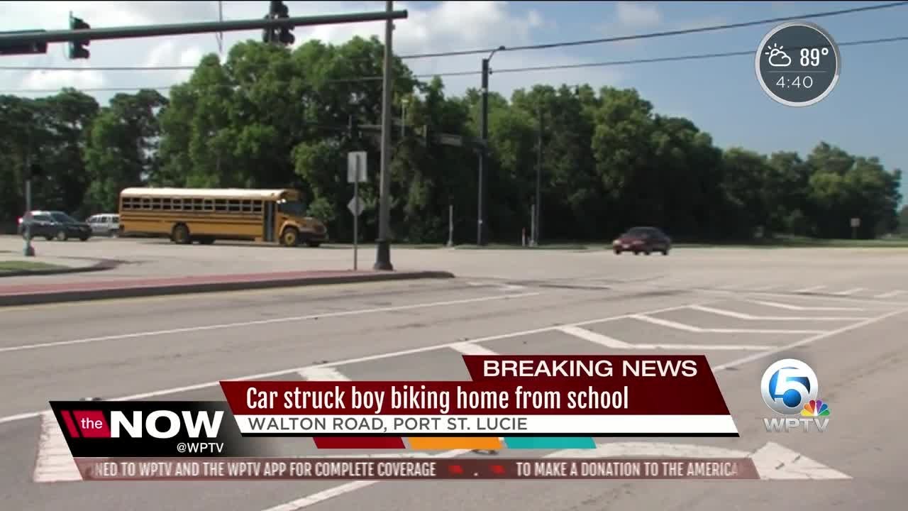 Port St. Lucie teen critical after being hit by vehicle while biking ...