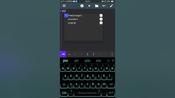 Cara membuat program segitiga bintang menggunakan aplikasi Pascal N-IDEC.