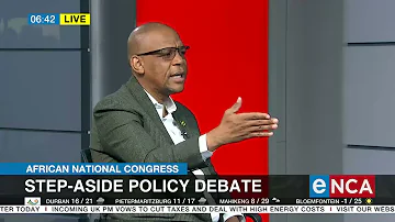 African National Congress | Step-aside policy debate