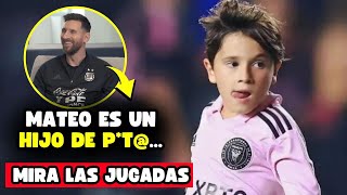 Mejor que su padre!🚨 Mira lo que Mateo Messi hizo en el campo a los 8 años con el Inter de Miami.