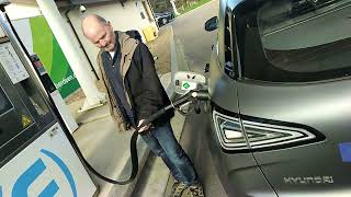 Hyundai Nexo Hydrogen Tank Fill, At Aberdeen Hydrogen Facility, Scotland