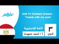 اللغة الإنجليزية للثانوية العامة | Unit 14 :Graham Greene - Travels with my aunt | موقع نفهم