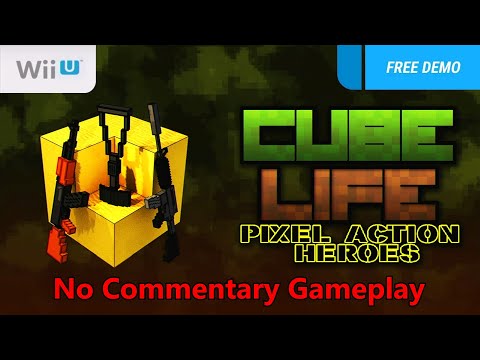 Cube Life: Pixel Action Heroes Demo for Wii U (No Commentary Gameplay)