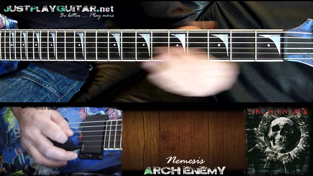ARCH ENEMY - Nemesis ] How to play part 1/2 [ guitar cover ] - YouTube