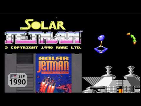Solar Jetman (NES) 4K Gameplay + Manual | Sept 1990