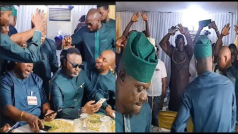 Everybody Hands Up As MC Oluomo Storms in While Faithia Williams, Others Showoff Their Dance Moves