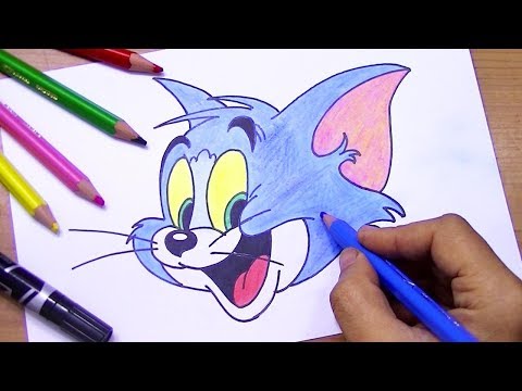 فيديو: كيفية رسم توم على مراحل