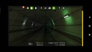 Hmmsim 2 Seoul Metro Line 7 Route From Cheongdam To Taereung Timelapse