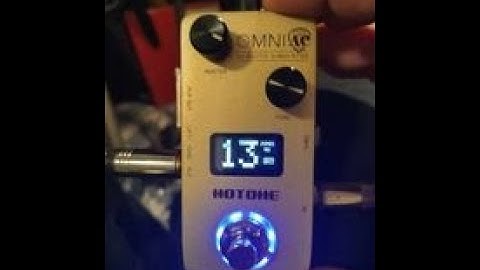 Testing Hotone acoustic simulator part 1 - Test for electric guitar