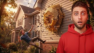 ناس قررت تدمر عش الدبابير 😱🔥