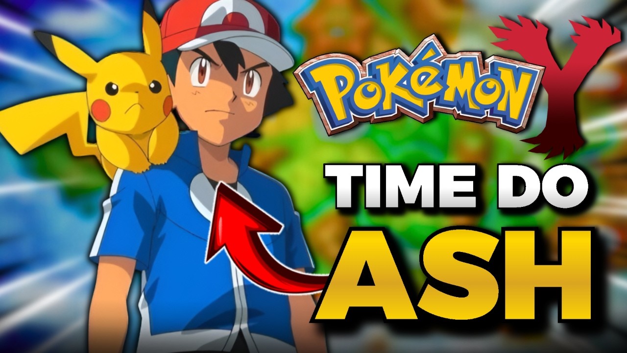 ZERANDO POKÉMON Y usando o TIME do ASH!🏆