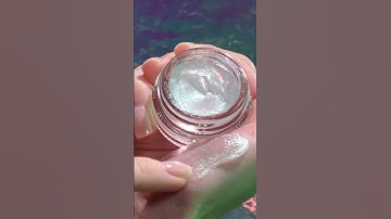 Cosmic Glow-Up: Ethereal Eye Gloss for Instant Radiance! 💫#creativemakeup #glowymakeup #glow