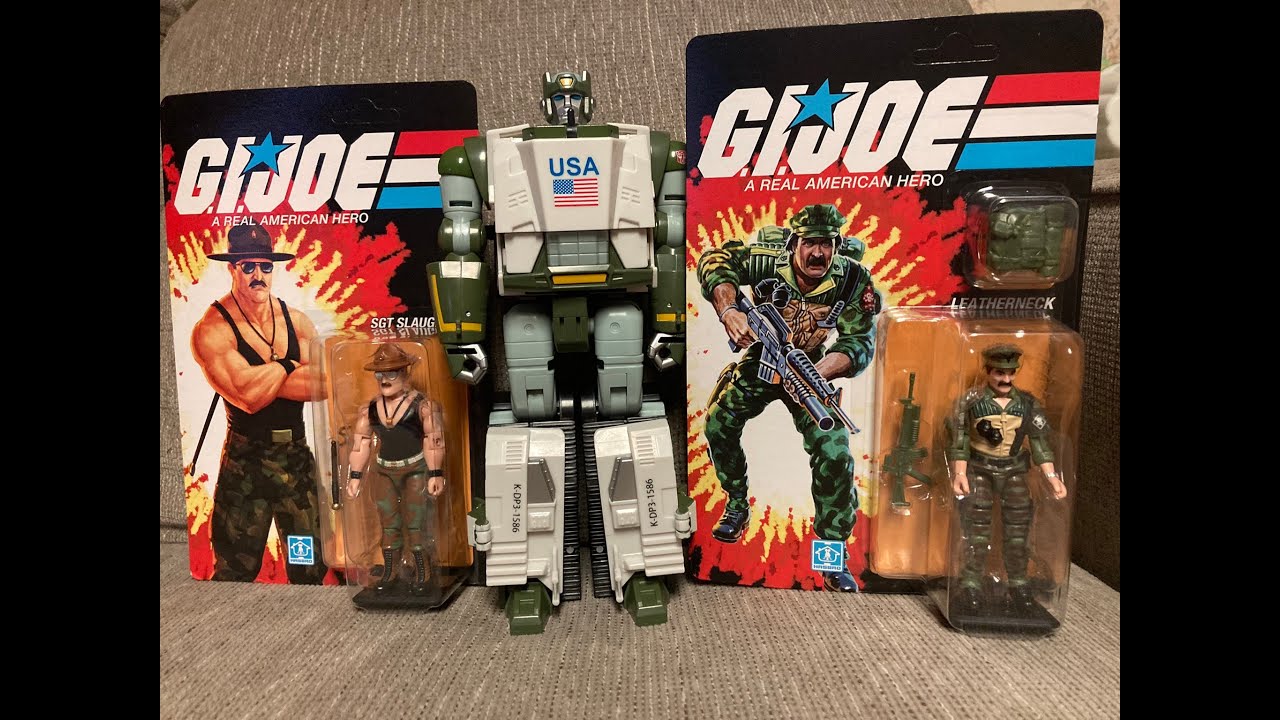 Transformers X G I Joe 🛻 Autobot Kup Triple "T" with SGT Slaughter ...