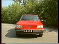 1989 présentation de la nouvelle 309 Peugeot et concurrentes