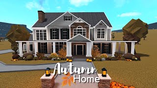 Bloxburg| Autumn Home| House Build| Roblox| Realistic Home