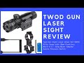 Twod Gun Laser Sight Review - Green Dot 532nm Rifle Scope with 20mm Picatinny Mount