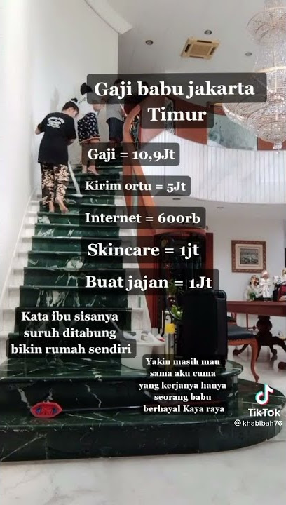 GAJI PEMBANTU DI JAKARTA TIMUR😱😵
