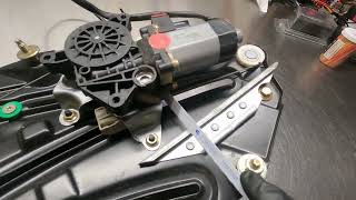 1997 - 2015 Jaguar XK Convertible Rear Quarter Window Motor Regulator Removal Help