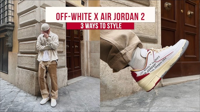 OFF WHITE AIR JORDAN 2 LOW WHITE RED REVIEW & ON FEETARE THESE