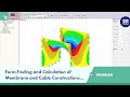 Webinar: Form-Finding and Calculation of Membrane and Cable Constructions in RFEM