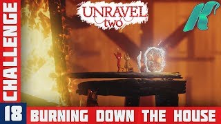 UNRAVEL 2 - Challenge 18 - BURNING DOWN THE HOUSE Gameplay Walkthrough