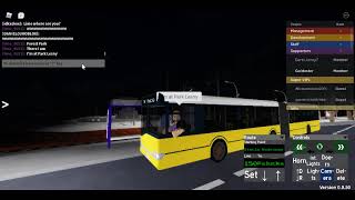 Driving A Bus In The Darkest Night. Scary